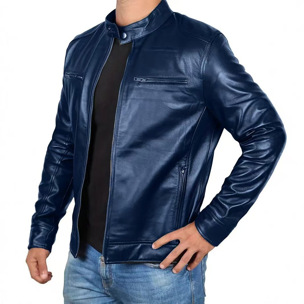 Jesper™ | Klassisk Biker Læderjakke