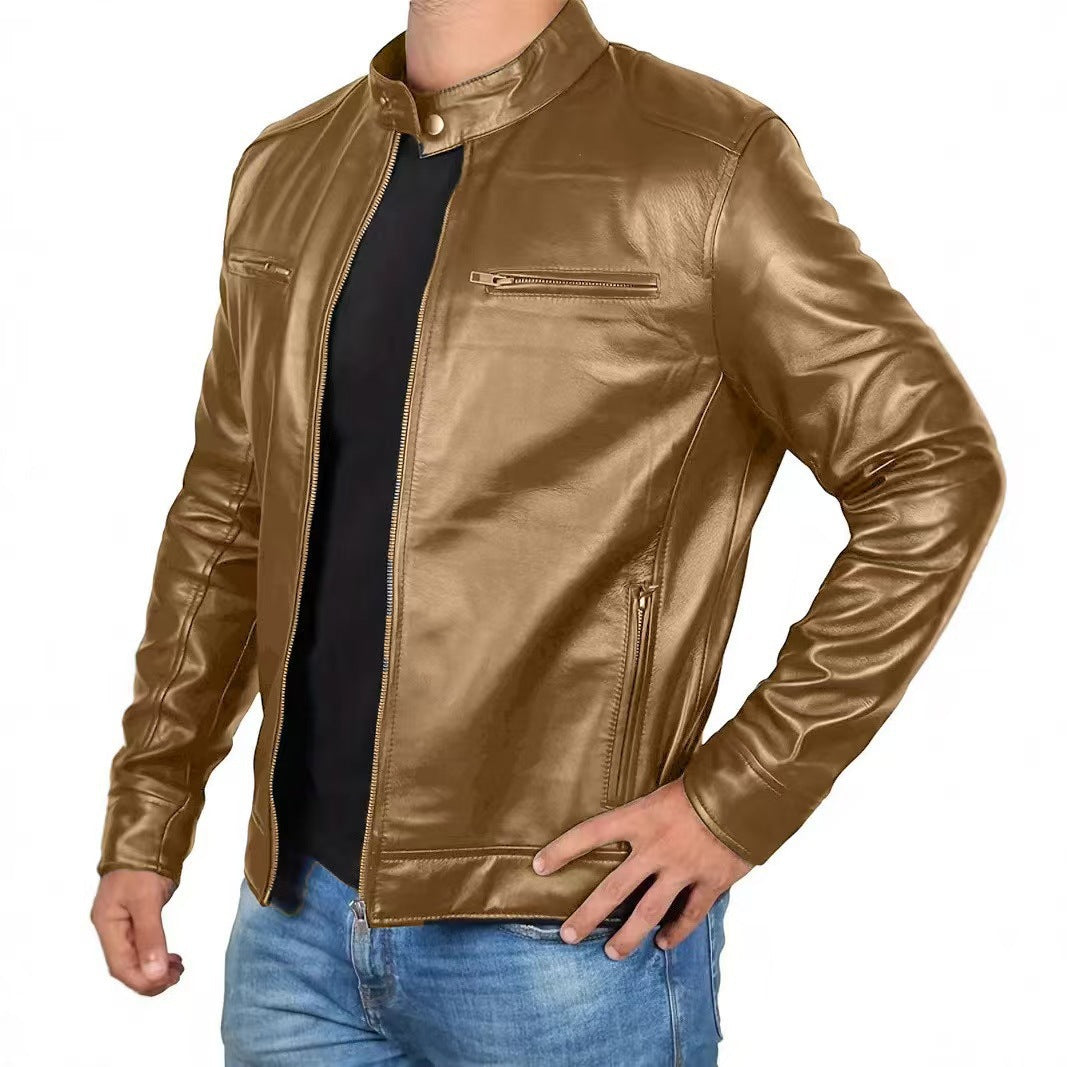 Jesper™ | Klassisk Biker Læderjakke