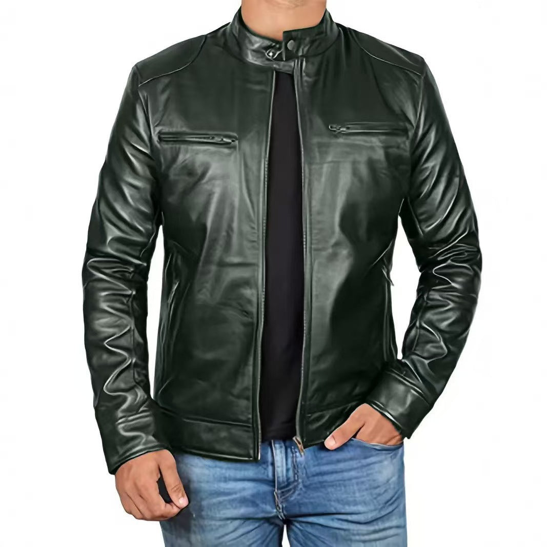Jesper™ | Klassisk Biker Læderjakke