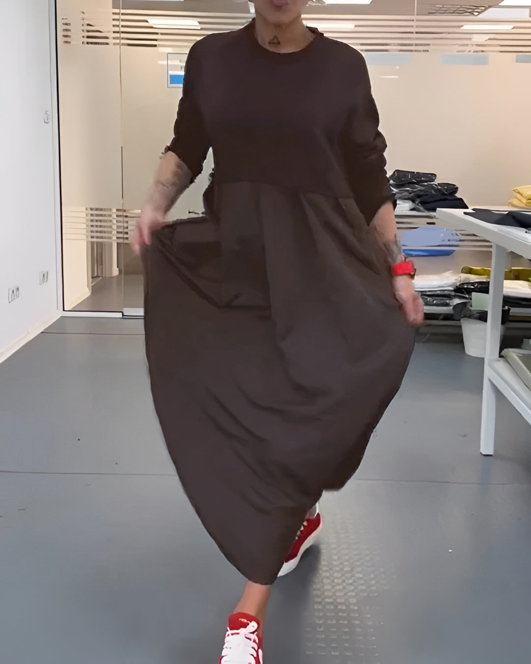 Laluna™ – Casual plisseret maxikjole