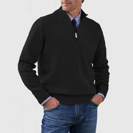 Howard™ | Klassisk Halv Lynlås Sweater