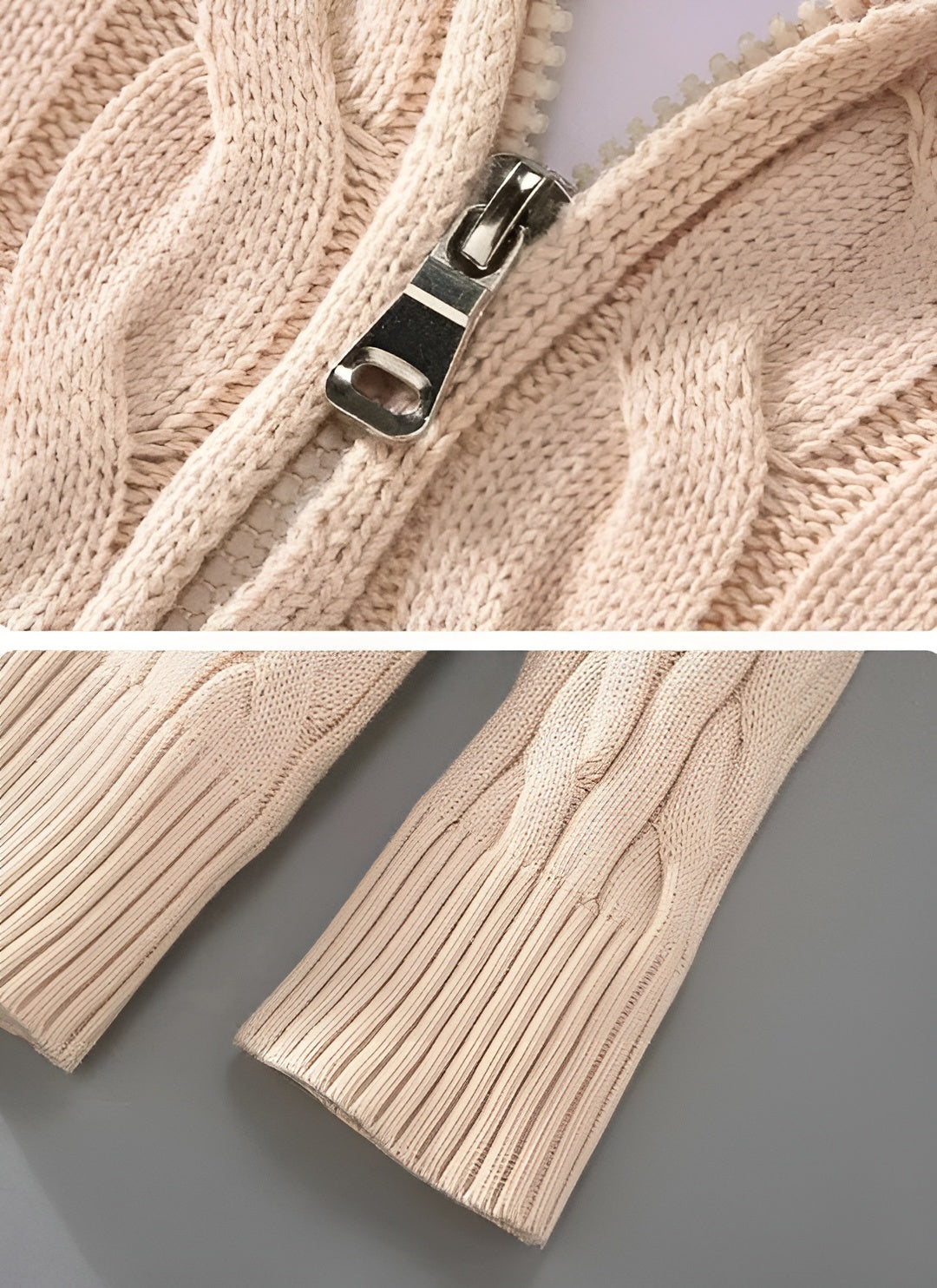 Marco™ | Sweater med halv lynlås