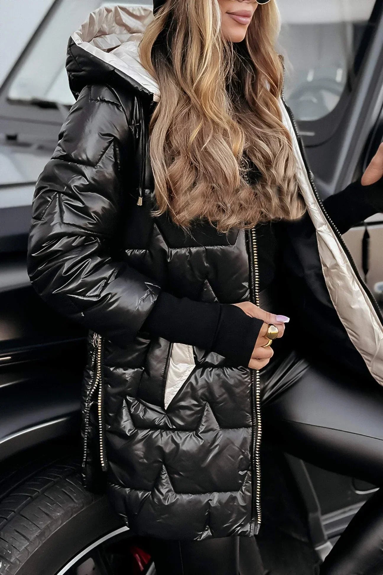 Nora™ | Elegant vinterfrakke med hætte