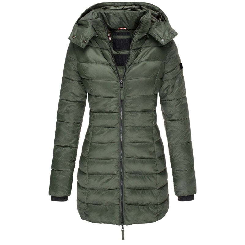 Astrid™ | Lang dunjakke