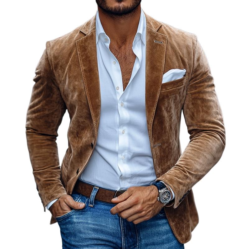 Rico™ | Klassisk Ruskindsblazer