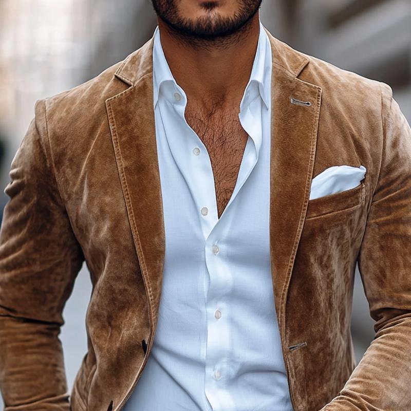 Rico™ | Klassisk Ruskindsblazer